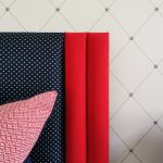 red and blue headboard