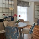 table and chairs in a room